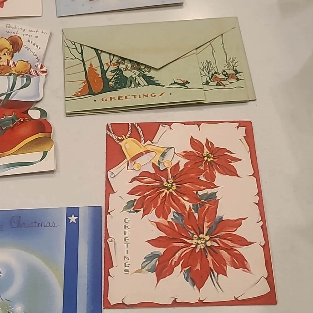 New. NEVER USED Vintage  Christmas Cards